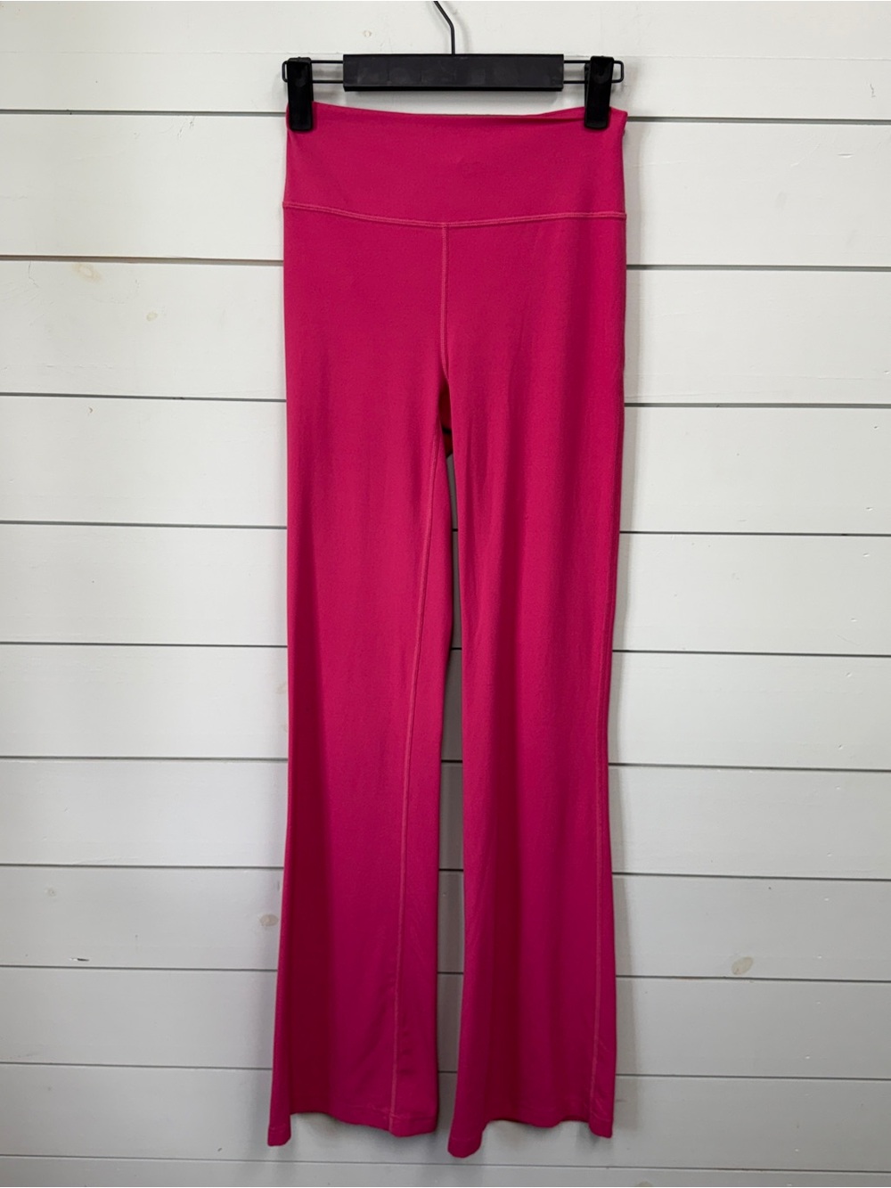 Lululemon Groove nulu high rise flared pants 32.5” Raspberry pink women’s size 4